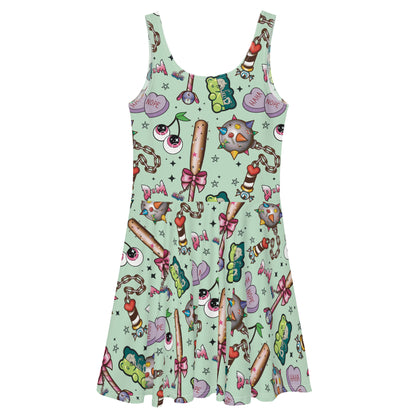 DxM Print Skater Dress