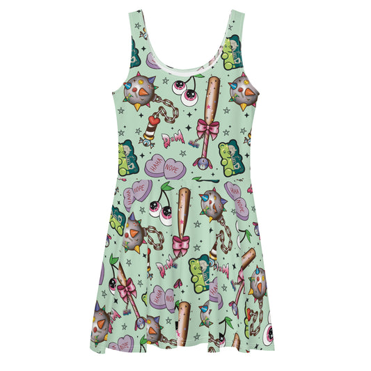 DxM Print Skater Dress