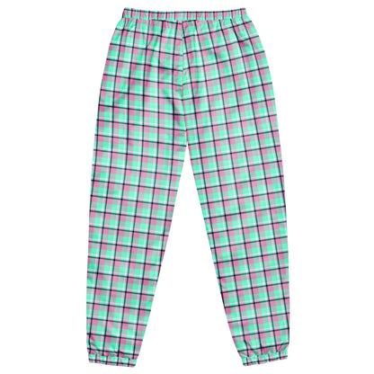 Minty Fresh Plaid Track Pant