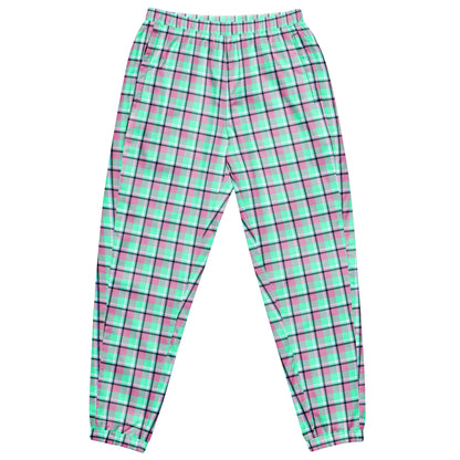 Minty Fresh Plaid Track Pant