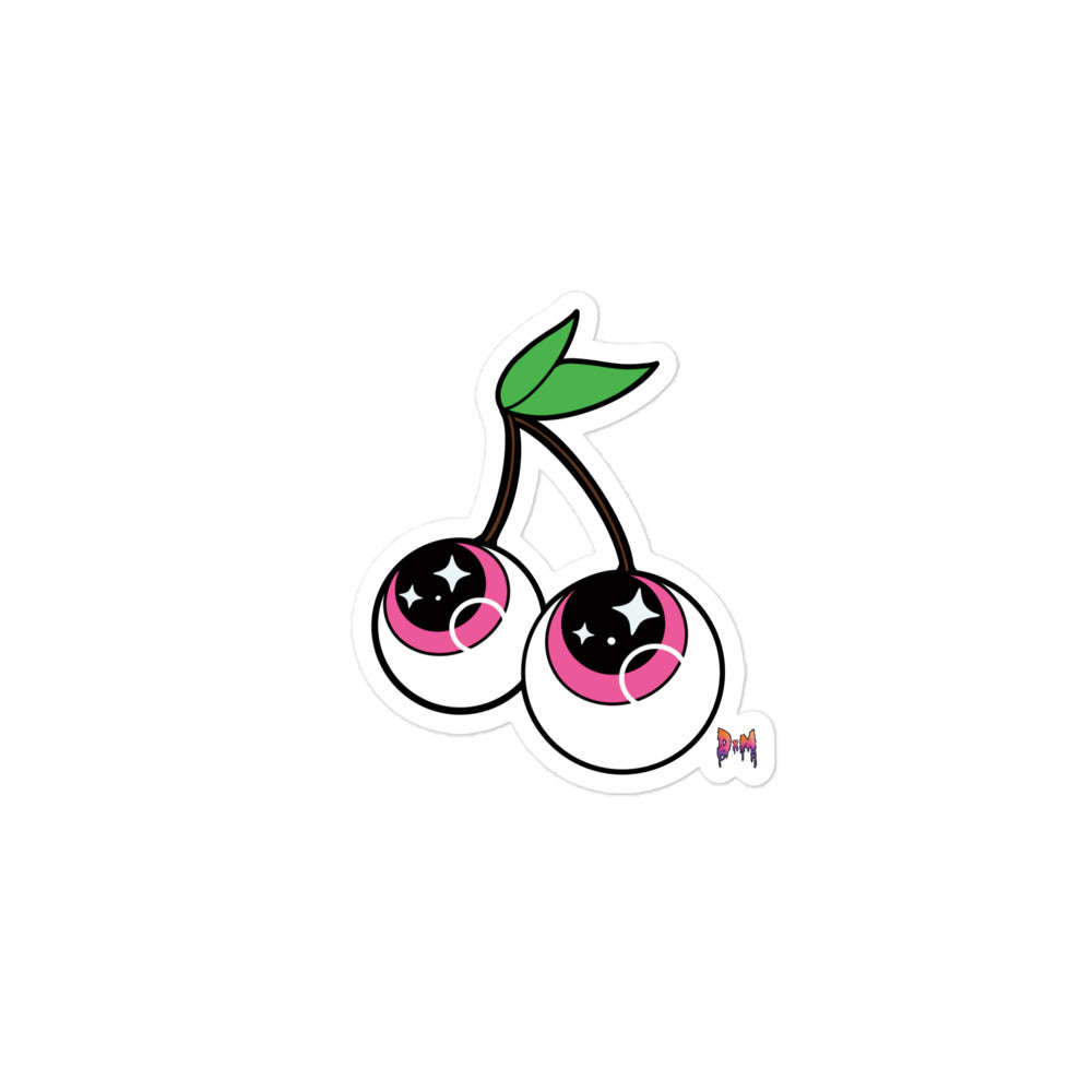 Eyeball Cherries Sticker