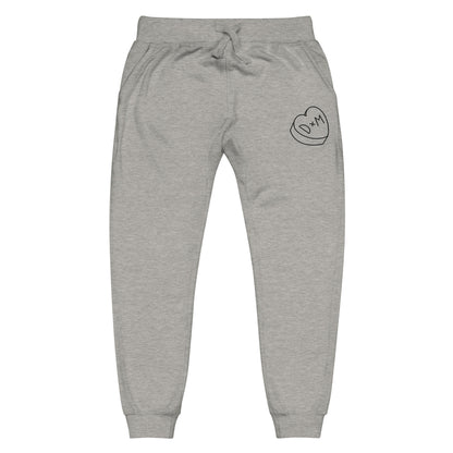 Heart Logo Embroidered Sweatpants