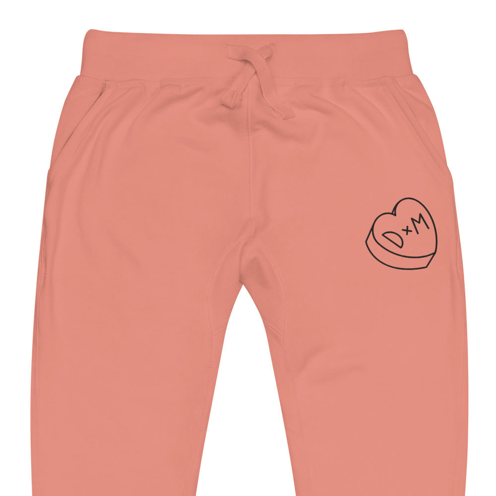 Heart Logo Embroidered Sweatpants