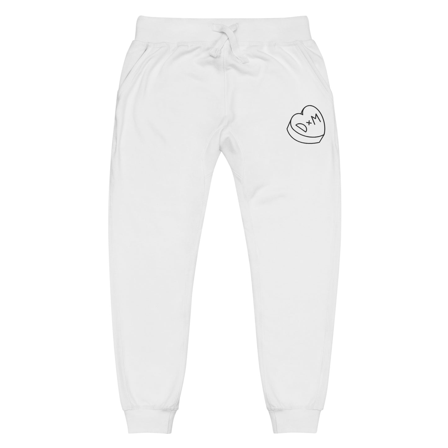 Heart Logo Embroidered Sweatpants