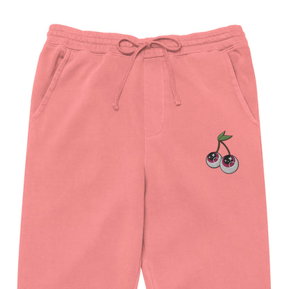 Eyeball Cherries Embroidered Sweatpant