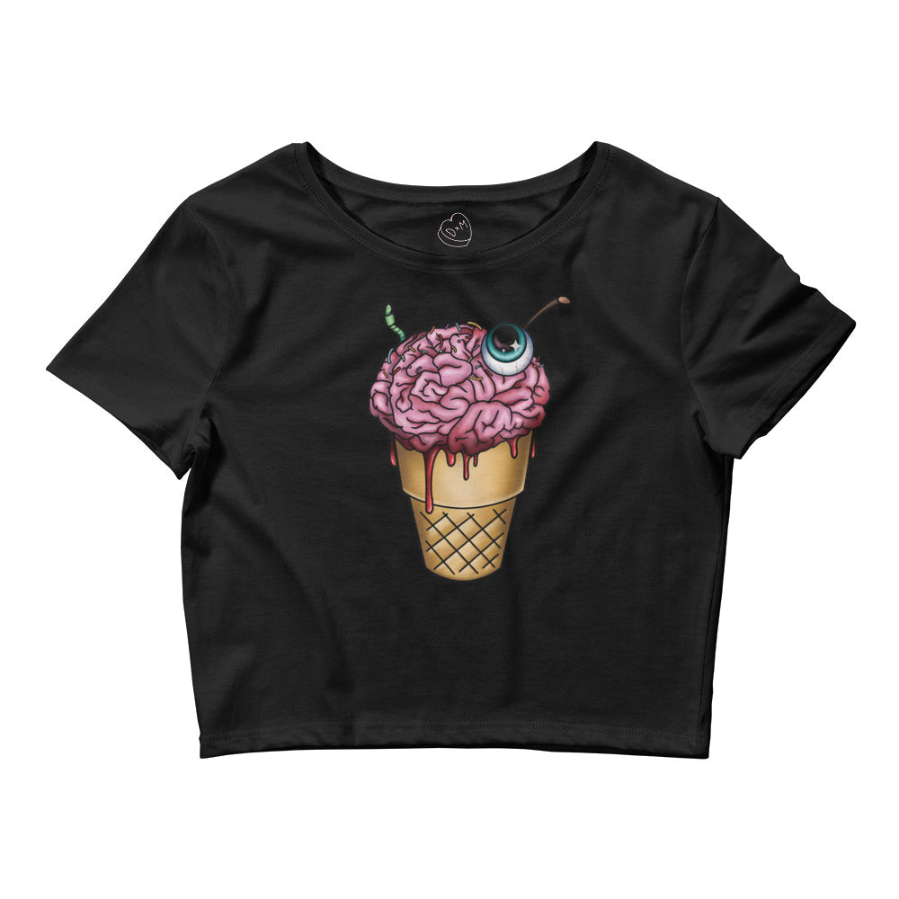 Brain Cream Women’s Crop Tee