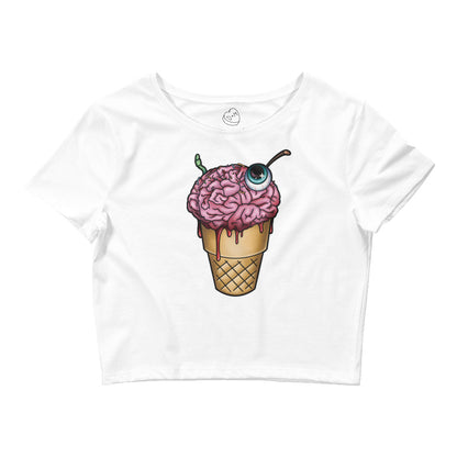 Brain Cream Women’s Crop Tee