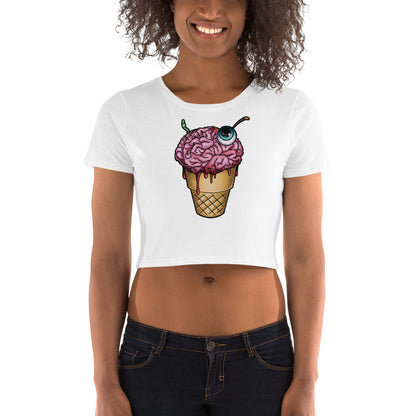 Brain Cream Women’s Crop Tee